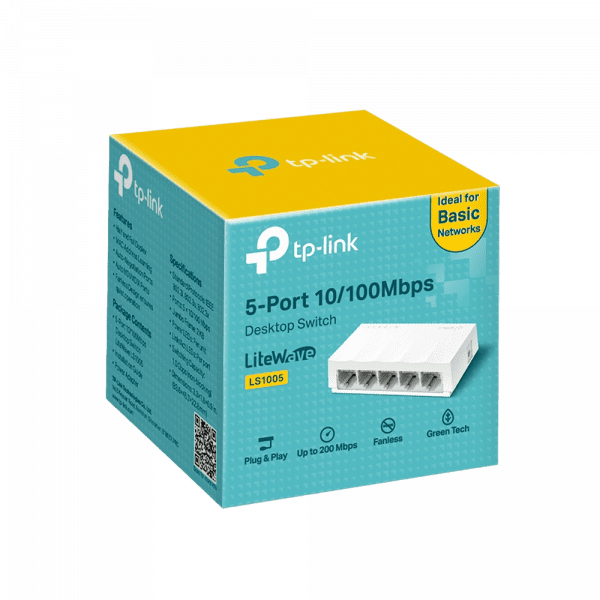 SWITCH TP-LINK LS1005 5 PUERTOS 10/100MBPS - Imagen 2