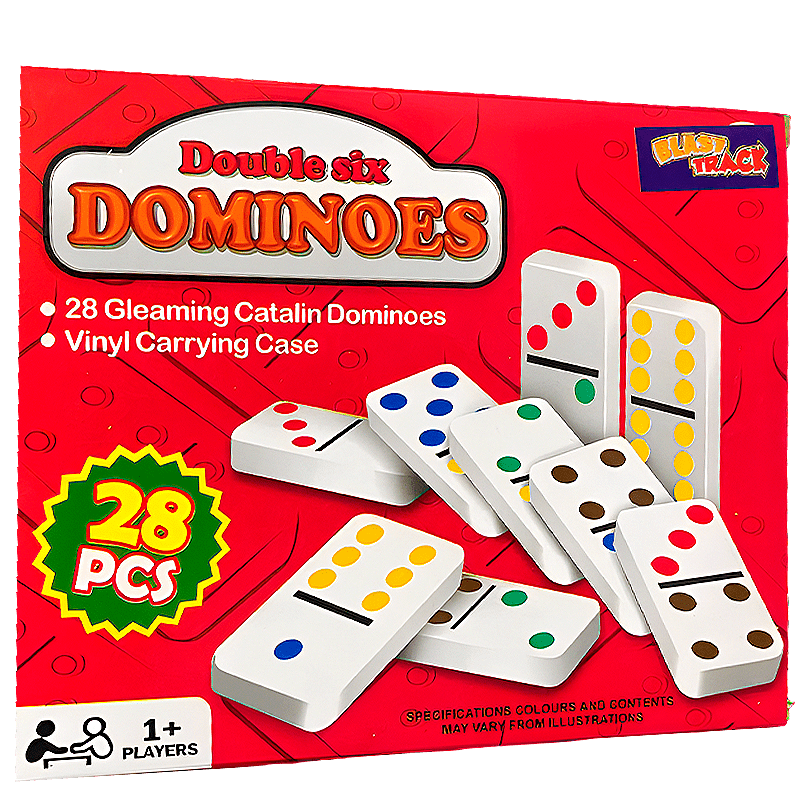 Jeu De Dominos Géant 28 Pièces En Plastique EVA - Dimensions 18 X 8 Cm, Parfait Pour Jouer En Famille En Intérieur Ou Extérieur
