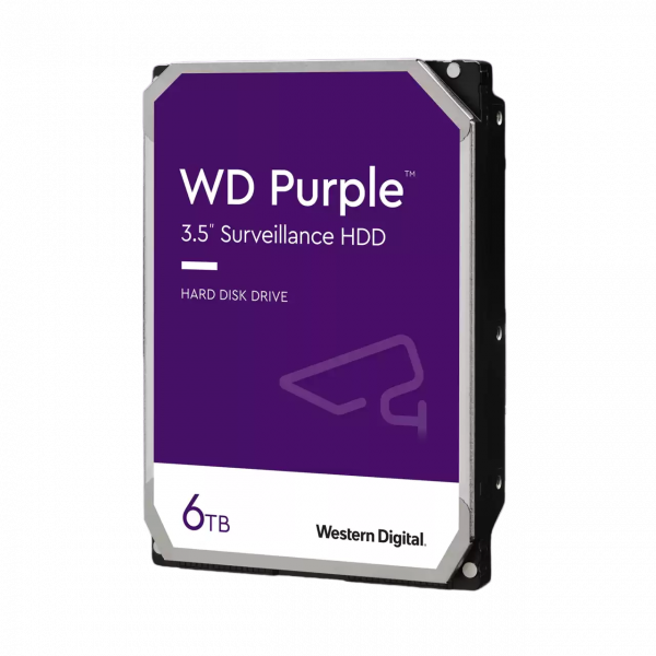 DISCO DURO WESTERN DIGITAL WD PURPLE 3.5" SURVEILLANCE 6TB