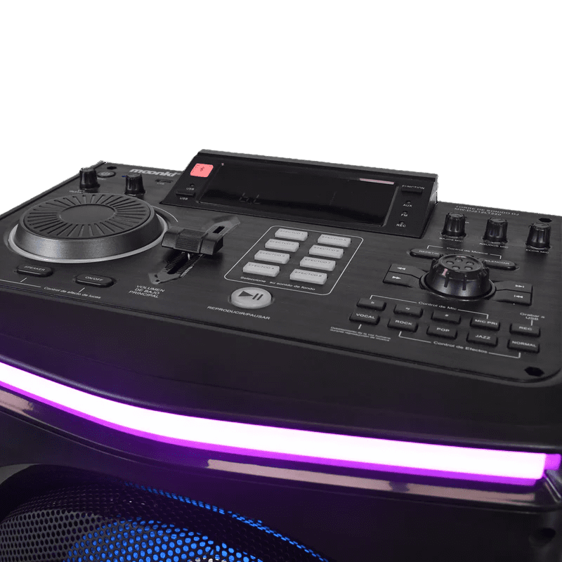 CORNETA TORRE MOONKI USB/BLUETOOTH/AUX/FM 3400W MW-212LT220 2 CORNETA TORRE MOONKI USBBLUETOOTHAUXFM 3400W MW-212LT220 PANEL