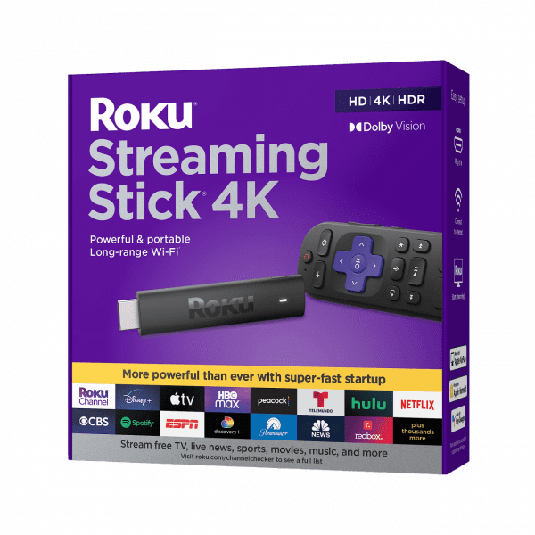ROKU STICK 4K STREAMING DEVICE