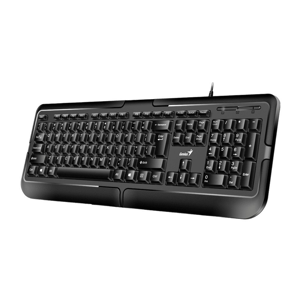 TECLADO USB GENIUS KB-118II SP NEGRO 1 TECLADO USB GENIUS KB-118II SP NEGRO