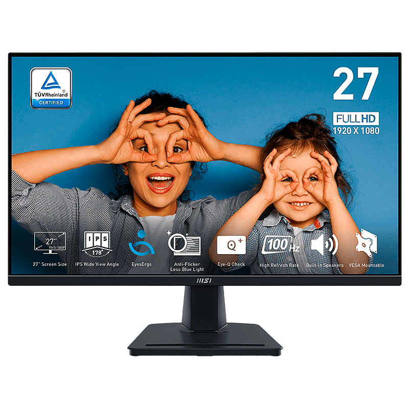 MONITOR MSI PRO GAMER MP275 27′ 100Hz 1 MSI PRO MP275 100HZ IPS 27' 1MS