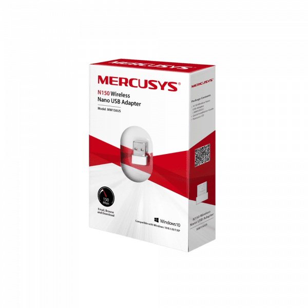 ADAPTADOR USB INALAMBRICO MERCUSYS 150MBPS MW150US