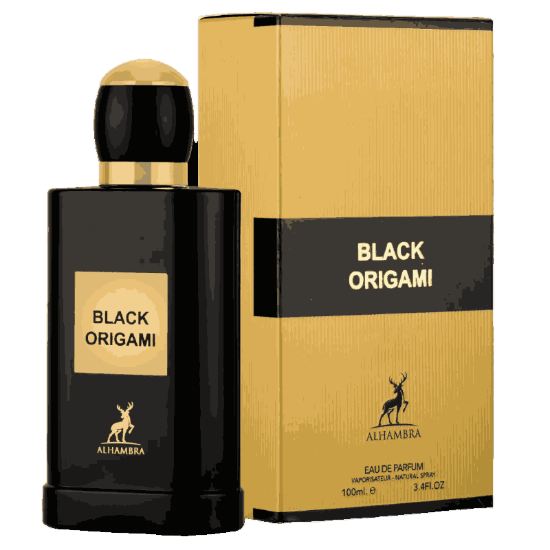 PERFUME BLACK ORIGAMI MAISON ALHRAMBRA DAMA 100ML 1 PERFUME BLACK ORIGAMI MAISON ALHRAMBRA DAMA 100ML