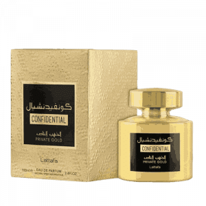 Comercial Caracas ZS El Tigre 31 PERFUME CONFIDENTIAL PRIVATE GOLD LATTAFA UNISEX 100ML