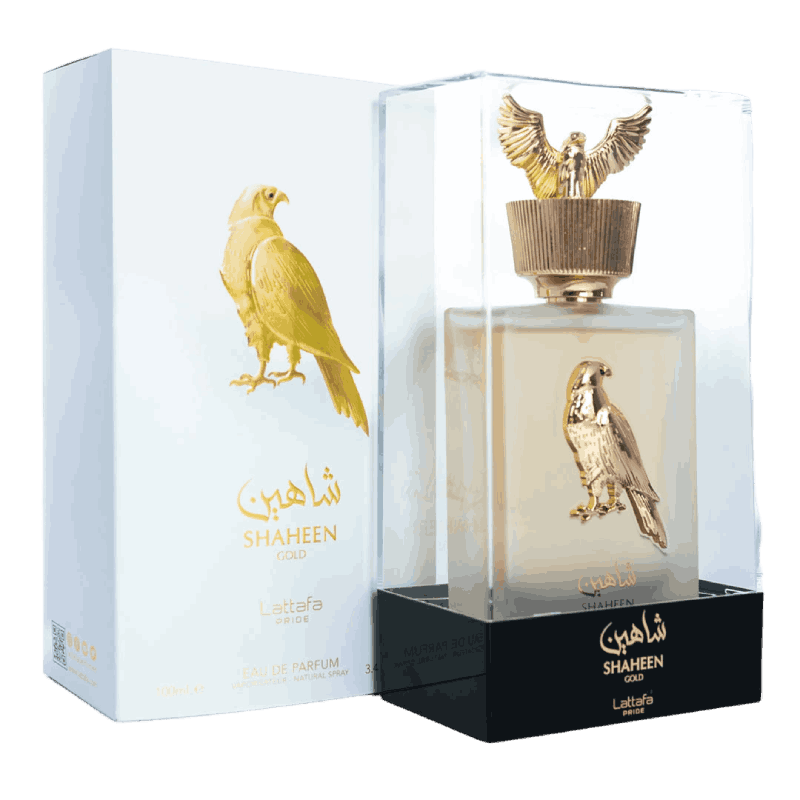 PERFUME SHAHEEN GOLD LATTAFA UNISEX 100ML 1 PERFUME SHAHEEN GOLD LATTAFA UNISEX 100ML