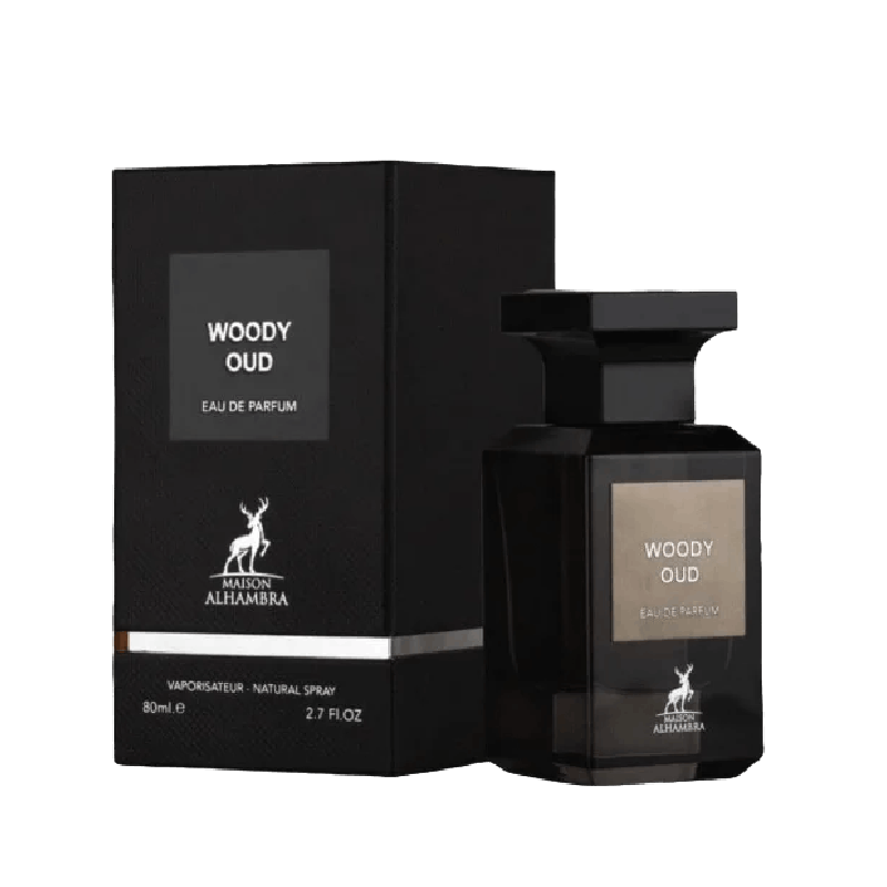 PERFUME WOODY OUD MAISON ALHAMBRA UNISEX 100ML 1 PERFUME WOODY OUD MAISON ALHAMBRA UNISEX 100ML