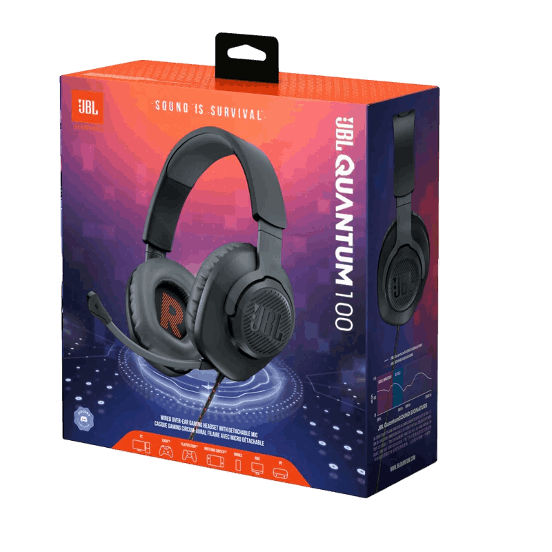 AUDIFONOS JBL GAMING USB ALAMBRICO CON MICROFONO QUANTUM100 NEGRO 1 AUDIFONOS JBL GAMING USB ALAMBRICO CON MICROFONO QUANTUM100 NEGRO