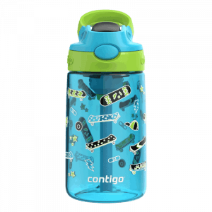 TERMO CONTIGO KIDS AUTOSPOUT CLEANABLE 14oz BLUE RASPBERRY SKATER