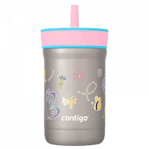 VASO CONTIGO KIDS LEIGHTON PT 12oz SS BLUERASP BUTTERFLY