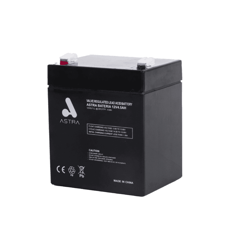 BATERIA SELLADA RECARGABLE ASTRA 12V/4.5AH 12V5AH 1 BATERIA 12V 4.5AH ASTRA