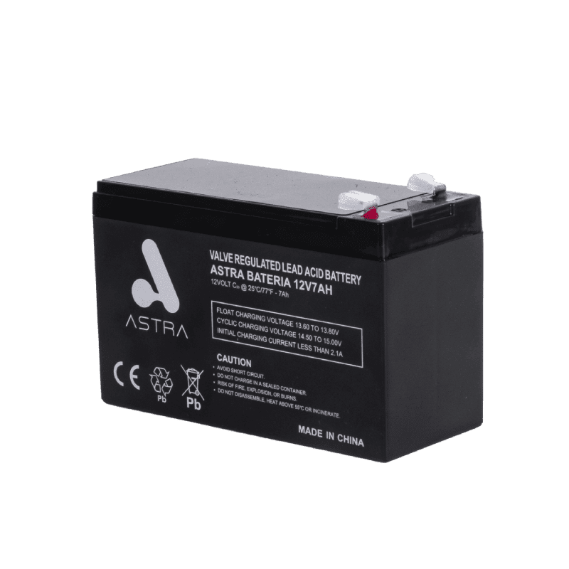 BATERIA SELLADA RECARGABLE ASTRA 12V/7AH 12V7AH 1 BATERIA 12V 7AH ASTRA