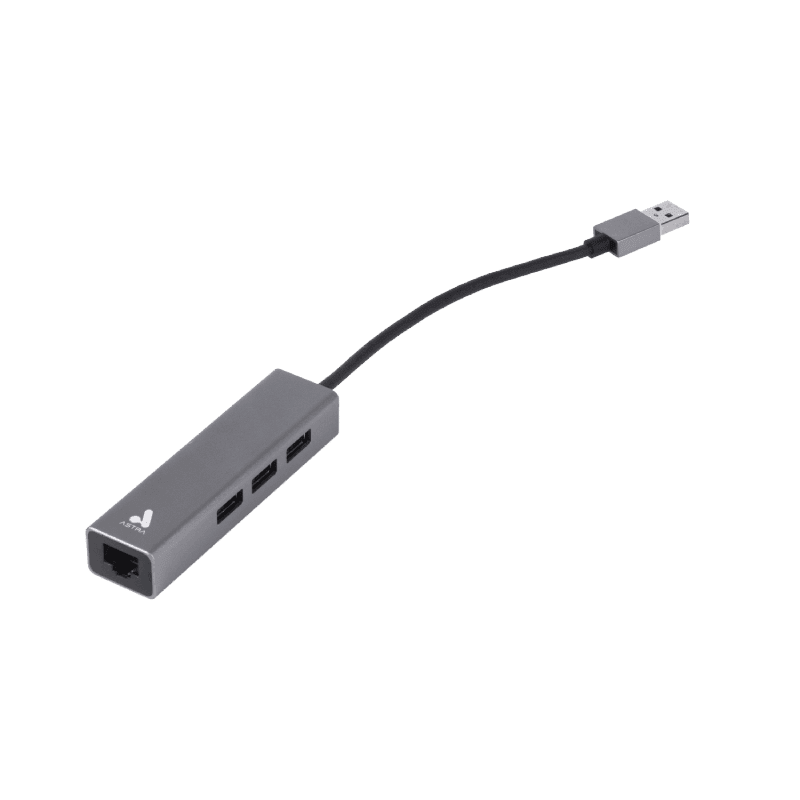 ADAPTADOR ETHERNET + USB A (USB 3.0) ASTRA CHB012 1 ADAPTADOR ETHERNET + USB A (USB 3.0) ASTRA CHB012