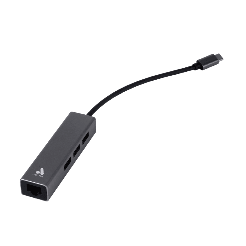 ADAPTADOR ETHERNET + USB A (USB C) ASTRA CHB013 1 ADAPTADOR ETHERNET + USB A (USB C) ASTRA CHB013