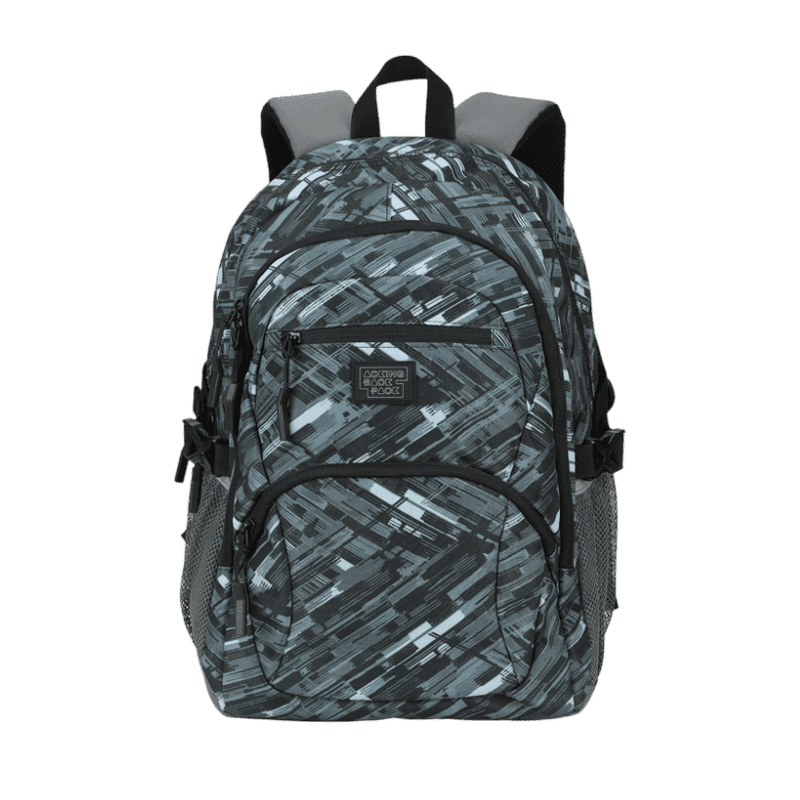 AOKING MORRAL ESCOLAR POLIESTER NEGRO/GRIS 1 AOKING MORRAL ESCOLAR POLIESTER NEGRO XN41026-3