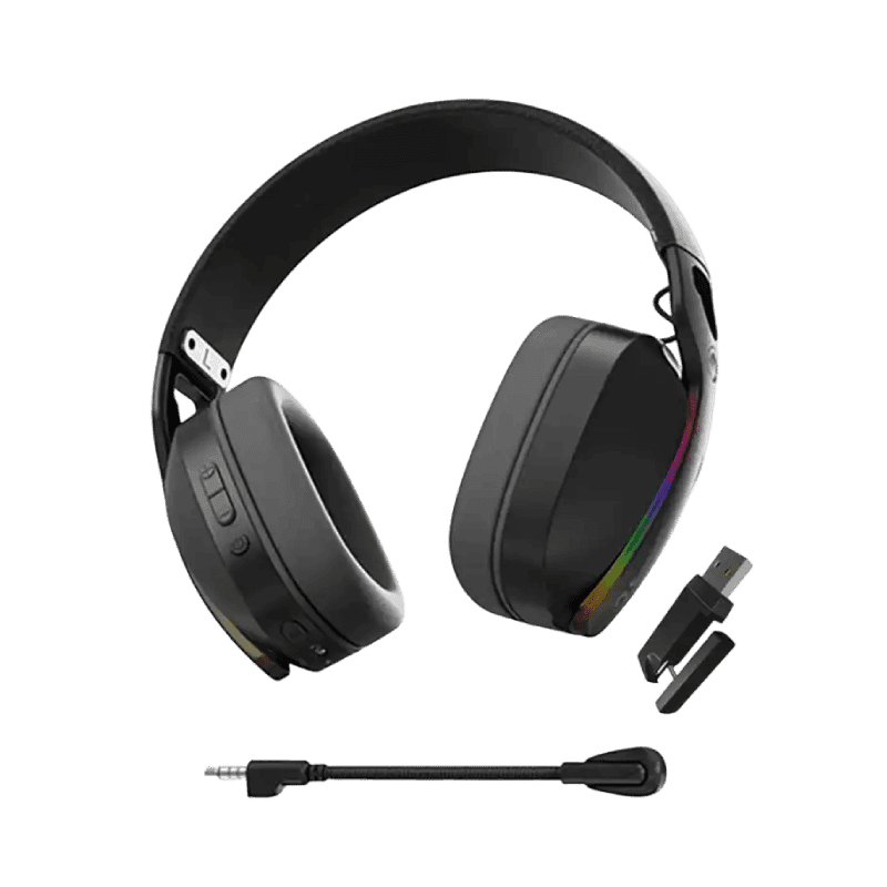 AUDIFONOS MARVO PULZ 70W INALAMBRICO RGB MICROFONO DESMONTABLE NEGRO 1 AUDIFONOS MARVO PULZ 70W INALAMBRICO MICROFONO DESMONTABLE NEGRO