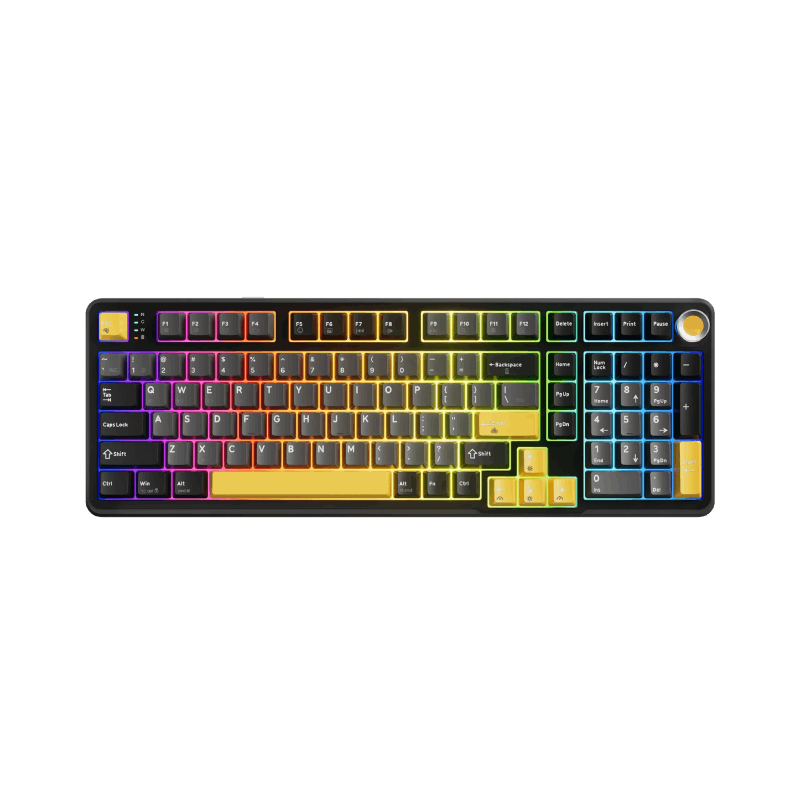 TECLADO MECANICO MARVO TITAN 98 INALAMBRICO KG986W 1 TECLADO MECANICO MARVO TITAN 98 INALAMBRICO KG986W