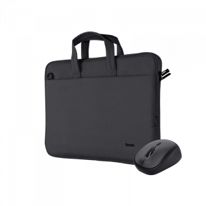 TRUST BOLSO PARA LAPTOP 16" Y MOUSE INALAMBRICO NEGRO 24988