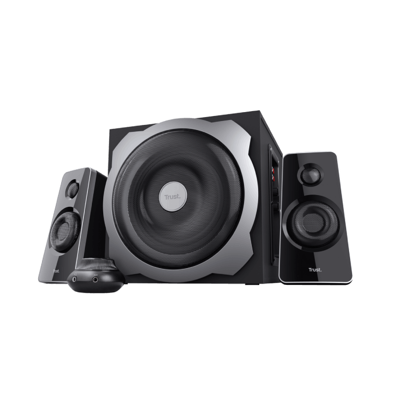 CORNETA TRUST TYTAN 2.1 120W CON SUBWOOFER 60W 19019 1 CORNETA TRUST TYTAN 2.1 120W CON SUBWOOFER 60W 19019