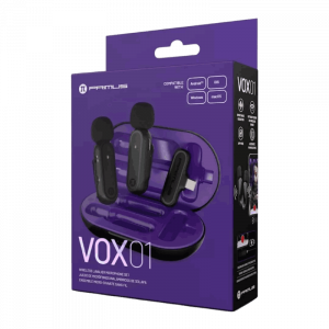 MICROFONO PRIMUS DE SOLAPA INALAMBRICO V0X01 NEG